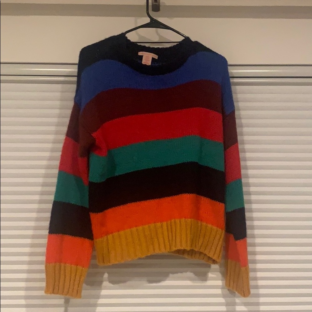 Multi Color Stripped Sweater
